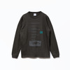 society | lazy Long Sleeve Tee（Sumi Black）